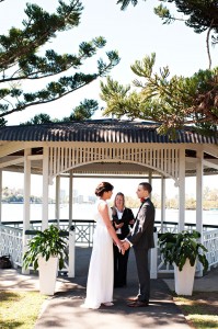 Newstead Rotunda wedding with Brisbane Celebrant, Ciara Hodge. Image: Boots Photography