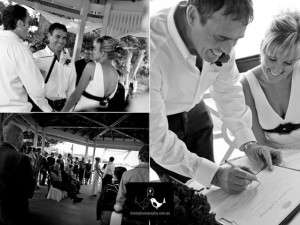 Chani and Lindsays Newstead Rotunda Wedding Ceremony as featured on 'Four Weddings Australia'