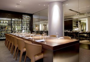 The Brisbane Hilton Hotels Private Dining Cellar Room - perfect for small and intimate wedding groups