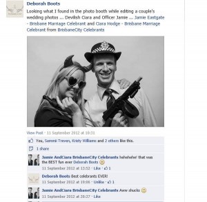 Brisbane Powerhouse Photographers and bride testimonial. Oh and us having fun in the photo booth with Boots Photography