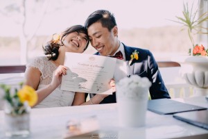 Cherbon Waters wedding with Brisbane Celebrant Ciara Hodge. Captured by Jonas C Photography.