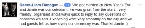 Victoria Park Golf Complex Wedding Review for Jamie Eastgate Brisbane City Celebrants